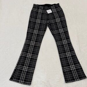 American Eagle Outfitters Black and White Plaid Pants NWT